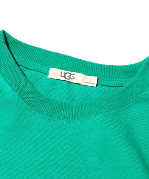 UGG（アグ）の「UGG@mos フロスト加工 ロゴTシャツ（Tシャツ/カットソー・レディース・ダークグレー/ホワイト/グリーン・XL/M/L）」の17枚目の写真