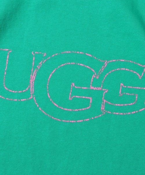 UGG（アグ）の「UGG@mos フロスト加工 ロゴTシャツ（Tシャツ/カットソー・レディース・ダークグレー/ホワイト/グリーン・XL/M/L）」の18枚目の写真