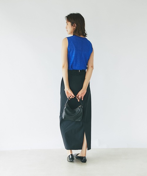 RIVE DROITE（リヴドロワ）の「スリーブレスラメニット（ニット/セーター・レディース・ベージュ/オレンジ/ブルー・FREE）」の17枚目の写真