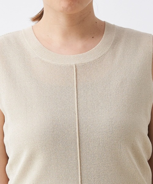 RIVE DROITE（リヴドロワ）の「スリーブレスラメニット（ニット/セーター・レディース・ベージュ/オレンジ/ブルー・FREE）」の18枚目の写真