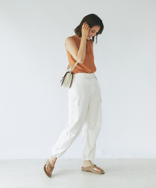 RIVE DROITE（リヴドロワ）の「スリーブレスラメニット（ニット/セーター・レディース・ベージュ/オレンジ/ブルー・FREE）」の14枚目の写真