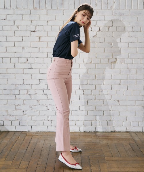 MIRO AMURETTE(ミロアミュレット)の「MIRO AMURETTE tee/ロゴ入り刺繍Tシャツ(Tシャツ/カットソー・レディース・ホワイト/ネイビー・FREE)」の17枚目の写真