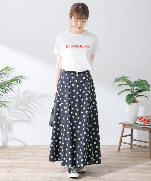 merryさま専用 アーバンリサーチサニーレーベル ドット スカート 黒 URBAN RESEARCH Sonny Label（アーバンリサーチサニーレーベル