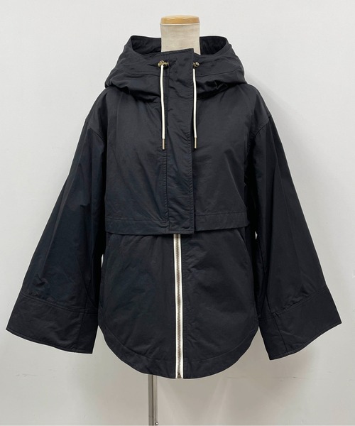 LUGIVA（ルギヴァ）の「グログランフード付きジャケット（マウンテンパーカー・レディース・ブラック/カーキ/ブラウン・M）」の18枚目の写真