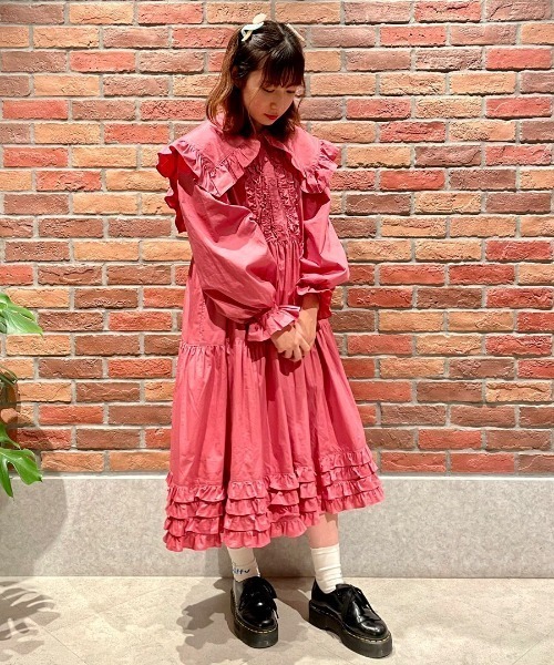 Candy Stripper（キャンディストリッパー）の「ETOILE FRILL ドレス（ワンピース・レディース・ブラック/ピンク・2）」の17枚目の写真