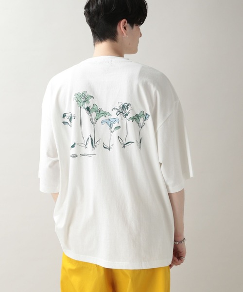 RAGEBLUE(レイジブルー)の「フラワープリント/刺繍Tシャツ(Tシャツ/カットソー・メンズ・ホワイト/ブラック/ブルー/ホワイト系その他・MEDIUM/LARGE)」の16枚目の写真