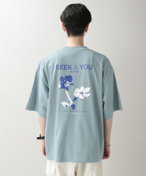 RAGEBLUE(レイジブルー)の「フラワープリント/刺繍Tシャツ(Tシャツ/カットソー・メンズ・ホワイト/ブラック/ブルー/ホワイト系その他・MEDIUM/LARGE)」の8枚目の写真
