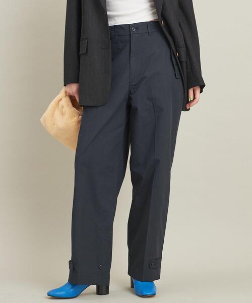 BEAUTY&YOUTH UNITED ARROWS（ビューティーアンドユースユナイテッドアローズ）の「【WEB限定】コットンポプリン ミリタリーワイドパンツ -2WAY/ウォッシャブル-（その他パンツ・レディース・ネイビー/オフホワイト/オリーブ・S/M）」の8枚目の写真
