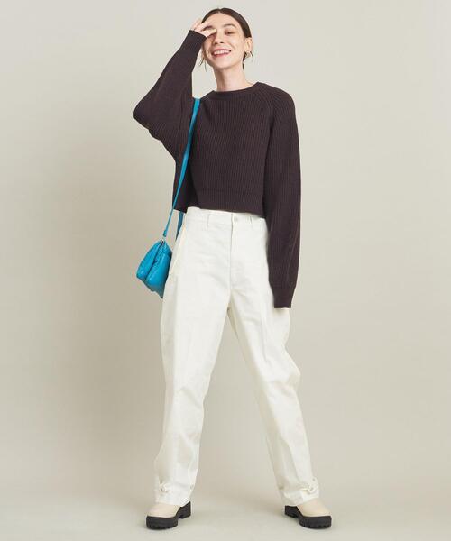 BEAUTY&YOUTH UNITED ARROWS（ビューティーアンドユースユナイテッドアローズ）の「【WEB限定】コットンポプリン ミリタリーワイドパンツ -2WAY/ウォッシャブル-（その他パンツ・レディース・ネイビー/オフホワイト/オリーブ・S/M）」の10枚目の写真