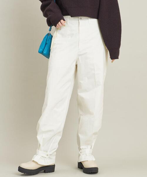 BEAUTY&YOUTH UNITED ARROWS（ビューティーアンドユースユナイテッドアローズ）の「【WEB限定】コットンポプリン ミリタリーワイドパンツ -2WAY/ウォッシャブル-（その他パンツ・レディース・ネイビー/オフホワイト/オリーブ・S/M）」の14枚目の写真
