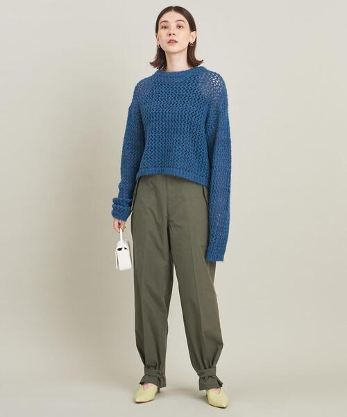 BEAUTY&YOUTH UNITED ARROWS（ビューティーアンドユースユナイテッドアローズ）の「【WEB限定】コットンポプリン ミリタリーワイドパンツ -2WAY/ウォッシャブル-（その他パンツ・レディース・ネイビー/オフホワイト/オリーブ・S/M）」の17枚目の写真