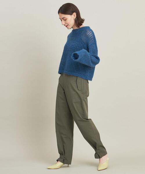 BEAUTY&YOUTH UNITED ARROWS（ビューティーアンドユースユナイテッドアローズ）の「【WEB限定】コットンポプリン ミリタリーワイドパンツ -2WAY/ウォッシャブル-（その他パンツ・レディース・ネイビー/オフホワイト/オリーブ・S/M）」の18枚目の写真