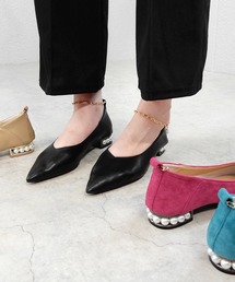 alala | パールヒールアンクレットパンプス(パンプス)