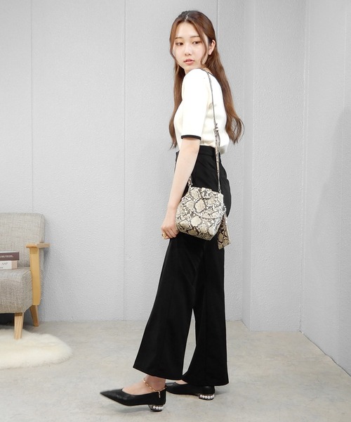 alala（アララ）の「パールヒールアンクレットパンプス（パンプス・レディース・ブルー系/ベージュ/ピンク系/ブラック・S/LL/L/M）」の20枚目の写真