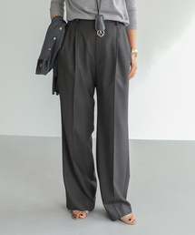 Deuxieme Classe | *WOOL SERGE タックパンツ GRY(その他パンツ)