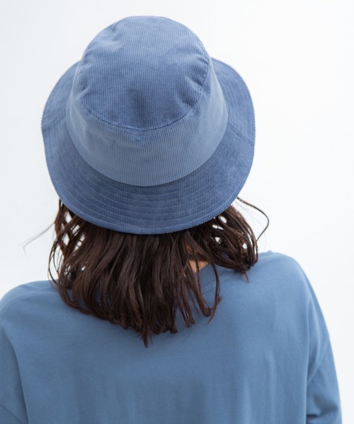 Honeys（ハニーズ）の「コーデュロイバケット（ハット・レディース・ブラック/ベージュ/ブルー/アイボリー/ダークグレー・FREE）」の16枚目の写真