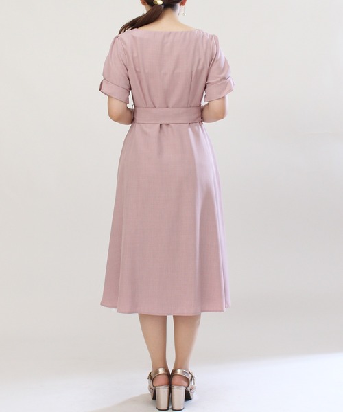 ASTORIA ODIER（アストリアオディール）の「サイドレースワンピース（ワンピース・レディース・ベージュ/ブルー/ラベンダー/ネイビー/ピンク・MEDIUM/SMALL）」の16枚目の写真