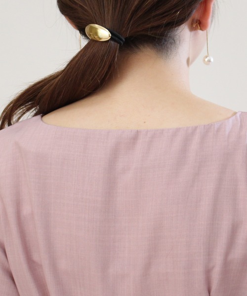 ASTORIA ODIER（アストリアオディール）の「サイドレースワンピース（ワンピース・レディース・ベージュ/ブルー/ラベンダー/ネイビー/ピンク・MEDIUM/SMALL）」の18枚目の写真