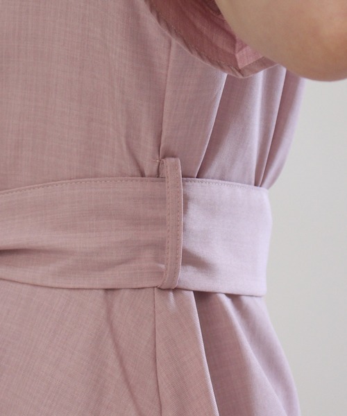 ASTORIA ODIER（アストリアオディール）の「サイドレースワンピース（ワンピース・レディース・ベージュ/ブルー/ラベンダー/ネイビー/ピンク・MEDIUM/SMALL）」の22枚目の写真