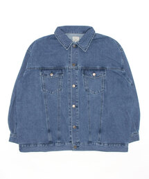 Samansa Mos2 | 【ETHICAL CRAFTS】オーガニックコットン混Gジャン(デニムジャケット)