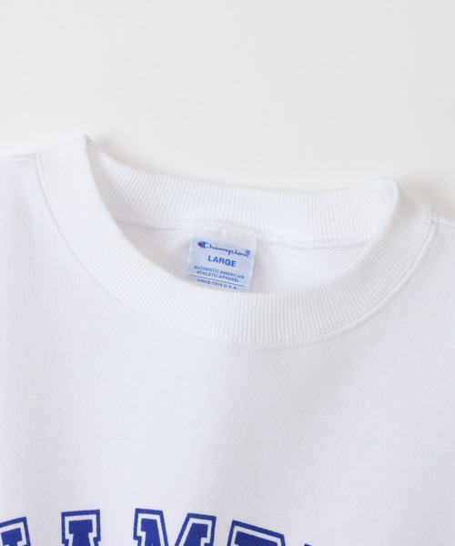 Champion(チャンピオン)の「【Champion/チャンピオン】メンズ ベーシック クルーネックスウェットシャツ(スウェット・メンズ・ブラック/ネイビー/グレー/ホワイト/レッド系その他・SMALL/MEDIUM/LARGE/X-LARGE)」の8枚目の写真