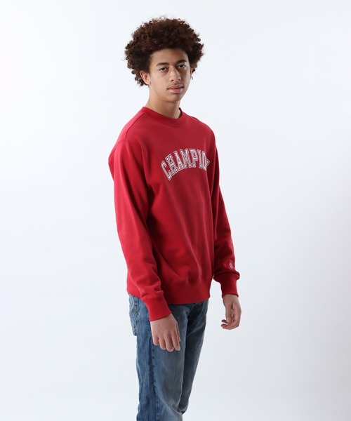 Champion(チャンピオン)の「【Champion/チャンピオン】メンズ ベーシック クルーネックスウェットシャツ(スウェット・メンズ・ブラック/ネイビー/グレー/ホワイト/レッド系その他・SMALL/MEDIUM/LARGE/X-LARGE)」の18枚目の写真
