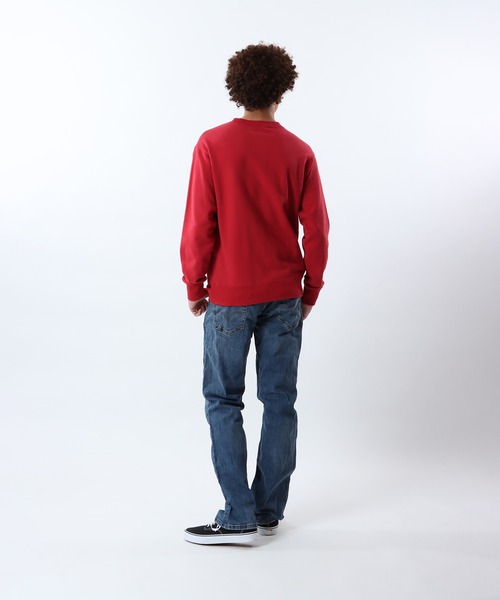 Champion(チャンピオン)の「【Champion/チャンピオン】メンズ ベーシック クルーネックスウェットシャツ(スウェット・メンズ・ブラック/ネイビー/グレー/ホワイト/レッド系その他・SMALL/MEDIUM/LARGE/X-LARGE)」の21枚目の写真