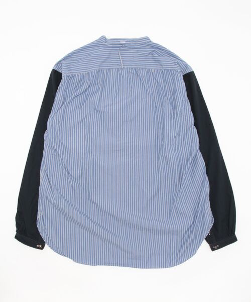 GYPSY&SONS（ジプシーアンドサンズ）の「STRIPE FARM SHIRTS（シャツ/ブラウス・メンズ・カーキ/ネイビー・LARGE/MEDIUM）」の3枚目の写真