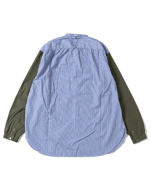 GYPSY&SONS（ジプシーアンドサンズ）の「STRIPE FARM SHIRTS（シャツ/ブラウス・メンズ・カーキ/ネイビー・LARGE/MEDIUM）」の8枚目の写真