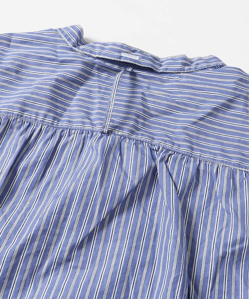 GYPSY&SONS（ジプシーアンドサンズ）の「STRIPE FARM SHIRTS（シャツ/ブラウス・メンズ・カーキ/ネイビー・LARGE/MEDIUM）」の4枚目の写真