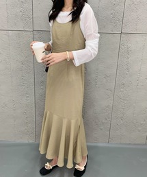 スリットマーメイドキャミワンピース