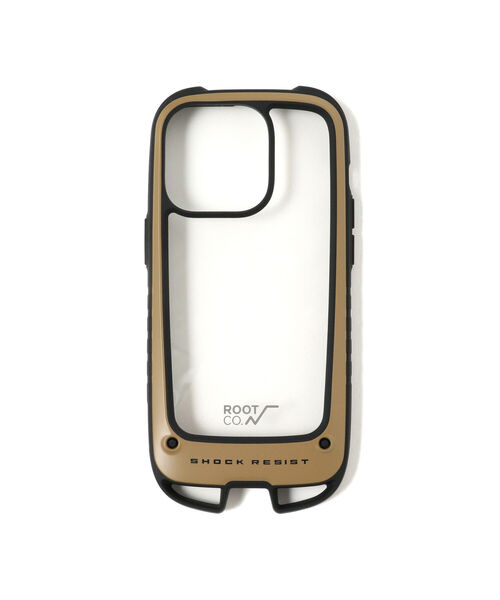 bpr BEAMS（ビーピーアール ビームス ）の「ROOT CO. / GRAVITY Shock Resist Case +Hold. iPhone14Pro ケース（スマホケース/カバー・メンズ・ライトブラウン/ブラック/オリーブ・ONE SIZE）」の5枚目の写真