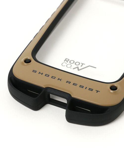 bpr BEAMS（ビーピーアール ビームス ）の「ROOT CO. / GRAVITY Shock Resist Case +Hold. iPhone14Pro ケース（スマホケース/カバー・メンズ・ライトブラウン/ブラック/オリーブ・ONE SIZE）」の20枚目の写真