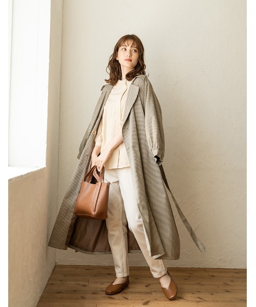 chocomee（チョコミー）の「taperd denim pants/テーパードデニムパンツ（デニムパンツ・レディース・ブラック/アイボリー/ブルー・FREE）」の6枚目の写真