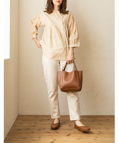 chocomee（チョコミー）の「taperd denim pants/テーパードデニムパンツ（デニムパンツ・レディース・ブラック/アイボリー/ブルー・FREE）」の8枚目の写真