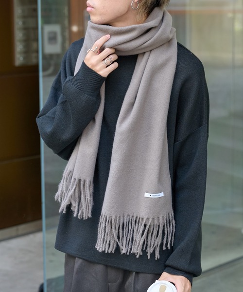 COLONY 2139(コロニートゥーワンスリーナイン)の「リサイクルポリストール(ストール/ショール・レディース・グレー/ベージュ/ブラック・FREE)」の2枚目の写真