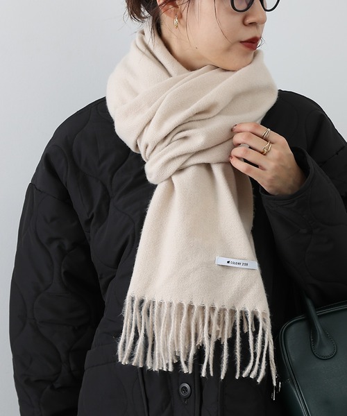 COLONY 2139(コロニートゥーワンスリーナイン)の「リサイクルポリストール(ストール/ショール・レディース・グレー/ベージュ/ブラック・FREE)」の10枚目の写真