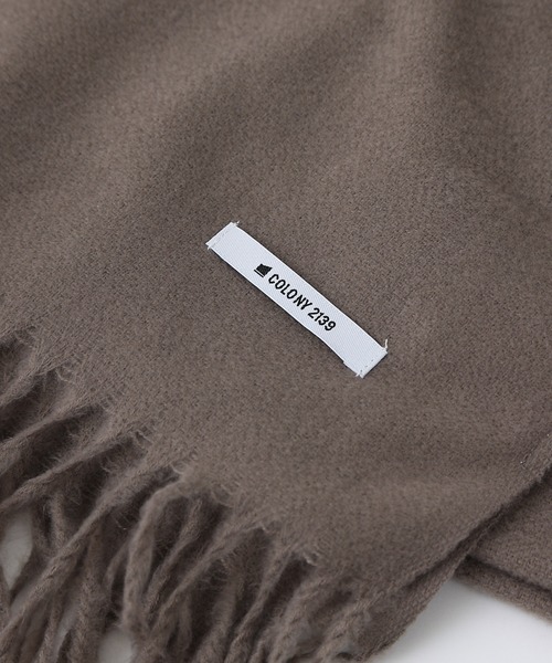 COLONY 2139(コロニートゥーワンスリーナイン)の「リサイクルポリストール(ストール/ショール・レディース・グレー/ベージュ/ブラック・FREE)」の16枚目の写真