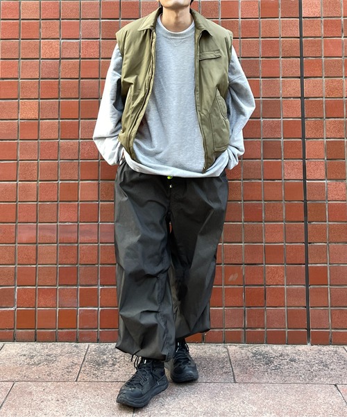 CPCM（シーピーシーエム）の「袖脱着CWUジャケット（MA-1・メンズ・ブラック/カーキ/アイボリー・MEDIUM/LARGE）」の6枚目の写真
