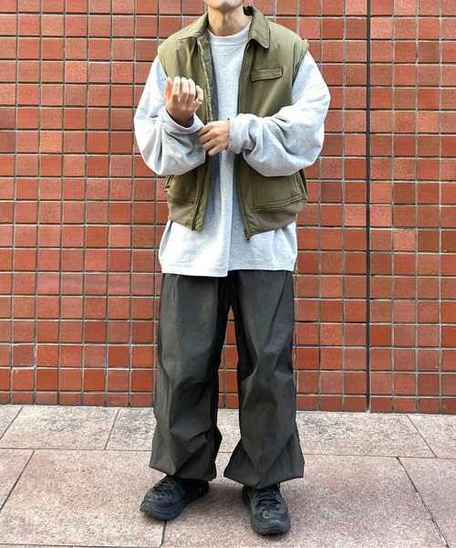 CPCM（シーピーシーエム）の「袖脱着CWUジャケット（MA-1・メンズ・ブラック/カーキ/アイボリー・MEDIUM/LARGE）」の7枚目の写真