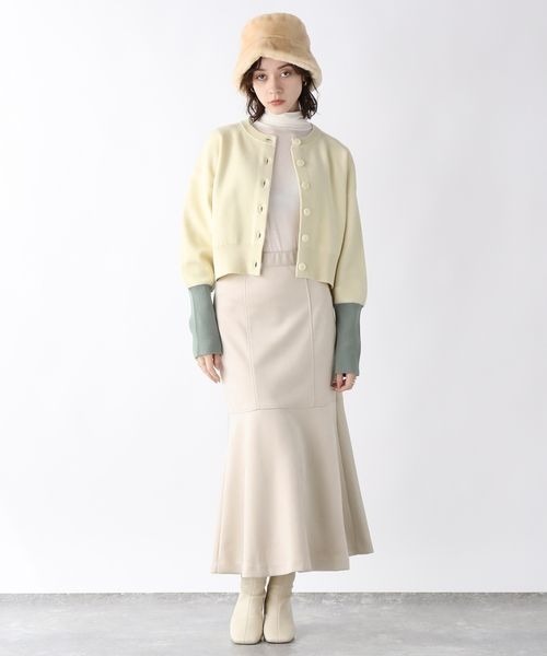 トップス i_s JEANASIS（ジーナシス）の「ミラノリブアソートカラーキリカエショート