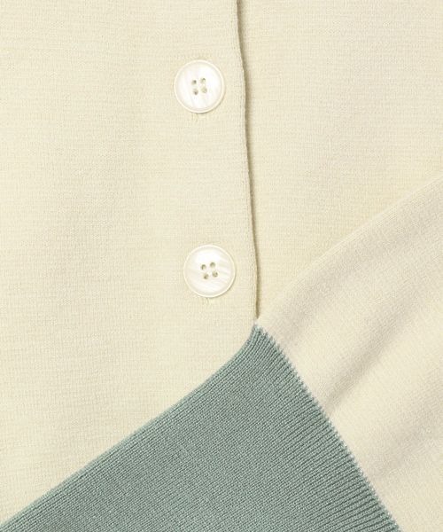 JEANASIS（ジーナシス）の「ミラノリブアソートカラーキリカエショートカーディガン/179444（カーディガン/ボレロ・レディース・ホワイト系その他/ブラック系その他/ブルー系その他・FREE）」の13枚目の写真