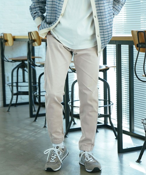 BAYFLOW（ベイフロー）の「B-FLEXジョガーパンツ 23SS[WEB限定サイズ展開]（その他パンツ・メンズ・ベージュ/ホワイト/ブラック/カーキ/グレー/ライトブルー/ネイビー・SMALL/MEDIUM/LARGE/X-LARGE）」の4枚目の写真