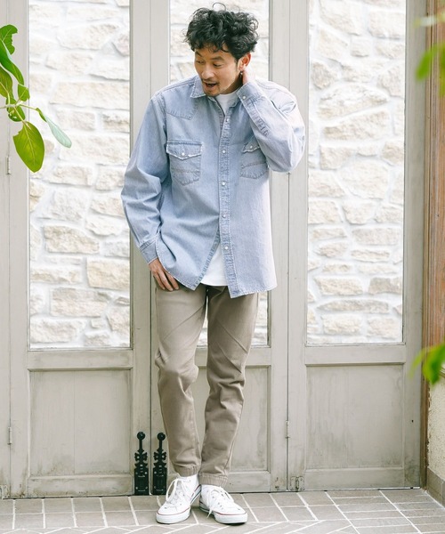 BAYFLOW（ベイフロー）の「B-FLEXジョガーパンツ 23SS[WEB限定サイズ展開]（その他パンツ・メンズ・ベージュ/ホワイト/ブラック/カーキ/グレー/ライトブルー/ネイビー・SMALL/MEDIUM/LARGE/X-LARGE）」の15枚目の写真