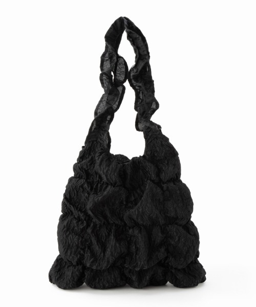 Casselini（キャセリーニ）の「Casselini(キャセリーニ)スクエアギャザートート（トートバッグ・レディース・ブラック/アイボリー/イエロー・FREE）」の5枚目の写真