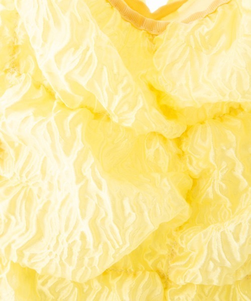 Casselini（キャセリーニ）の「Casselini(キャセリーニ)スクエアギャザートート（トートバッグ・レディース・ブラック/アイボリー/イエロー・FREE）」の7枚目の写真