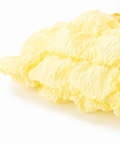 Casselini（キャセリーニ）の「Casselini(キャセリーニ)スクエアギャザートート（トートバッグ・レディース・ブラック/アイボリー/イエロー・FREE）」の11枚目の写真