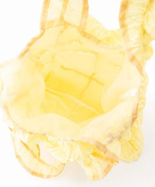 Casselini（キャセリーニ）の「Casselini(キャセリーニ)スクエアギャザートート（トートバッグ・レディース・ブラック/アイボリー/イエロー・FREE）」の10枚目の写真