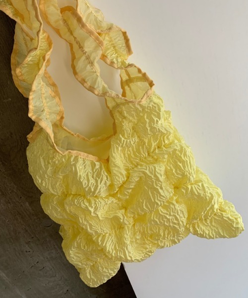 Casselini（キャセリーニ）の「Casselini(キャセリーニ)スクエアギャザートート（トートバッグ・レディース・ブラック/アイボリー/イエロー・FREE）」の20枚目の写真