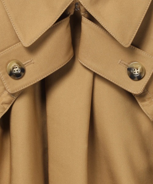 UN3D.(アンスリード)の「UN3D./アンスリード/TRENCH SHRT BZ(ブルゾン・レディース・ブラック/ベージュ・38)」の7枚目の写真